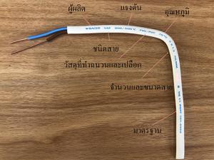 ตัวหนังสือ ตัวเลข บนสายไฟบอกอะไรเรา EP.4