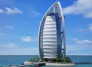 โครงสร้างโรงแรมเรือใบ เบิร์จอัลอาหรับ (Burj al-Arab) (2)